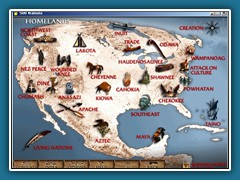 500 Nations Map of Native Americans